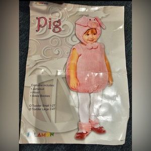 Toddler Pig Costume Sz: 2T - 4T
